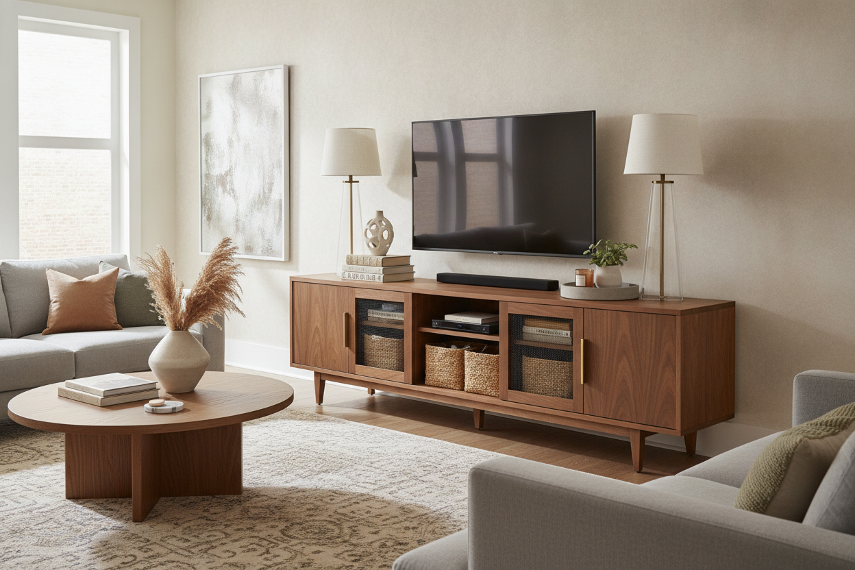 Why I Use a Dining Sideboard as an Entertainment Cabinet