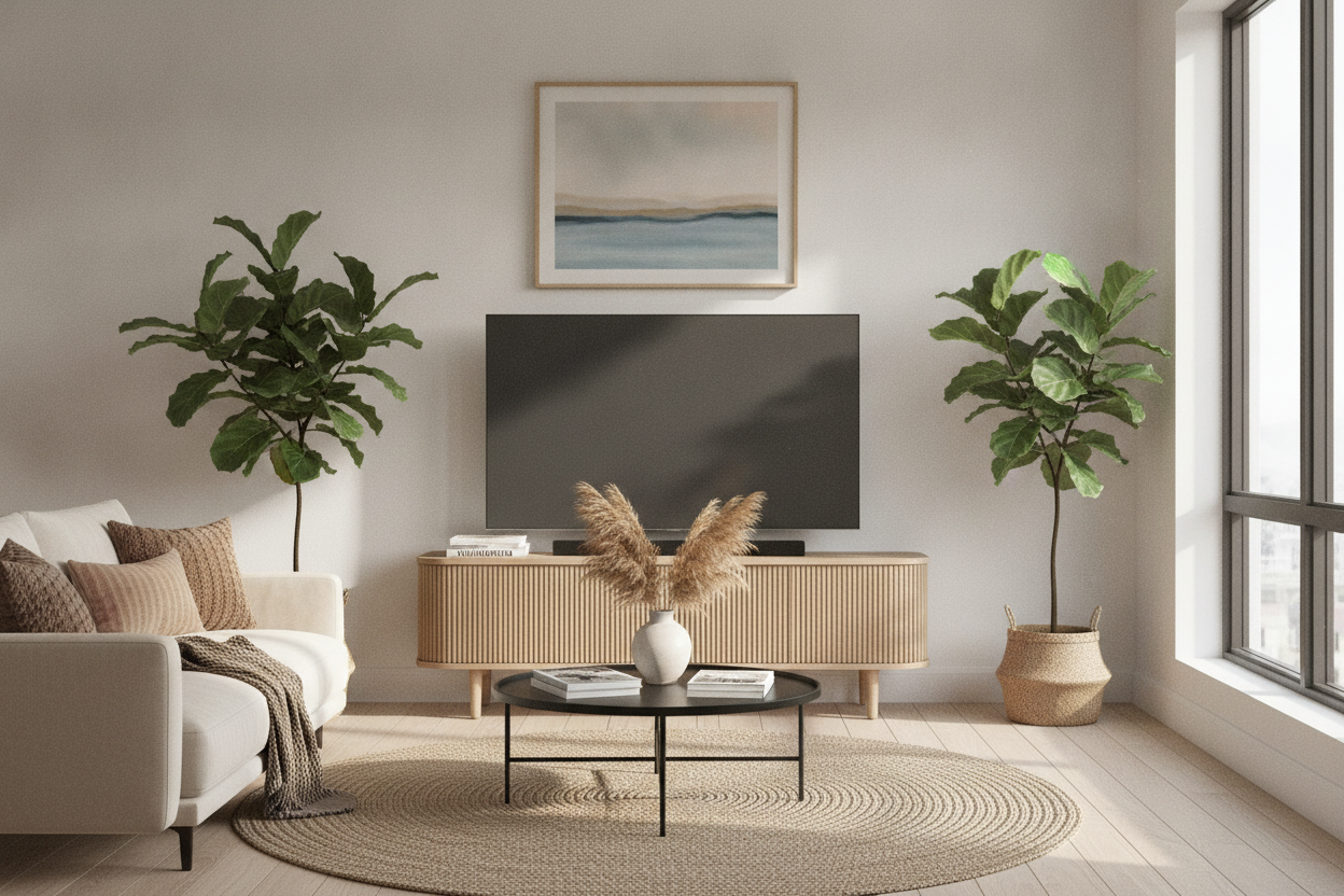 We Need to Talk About the Viral Fluted TV Table at Walmart