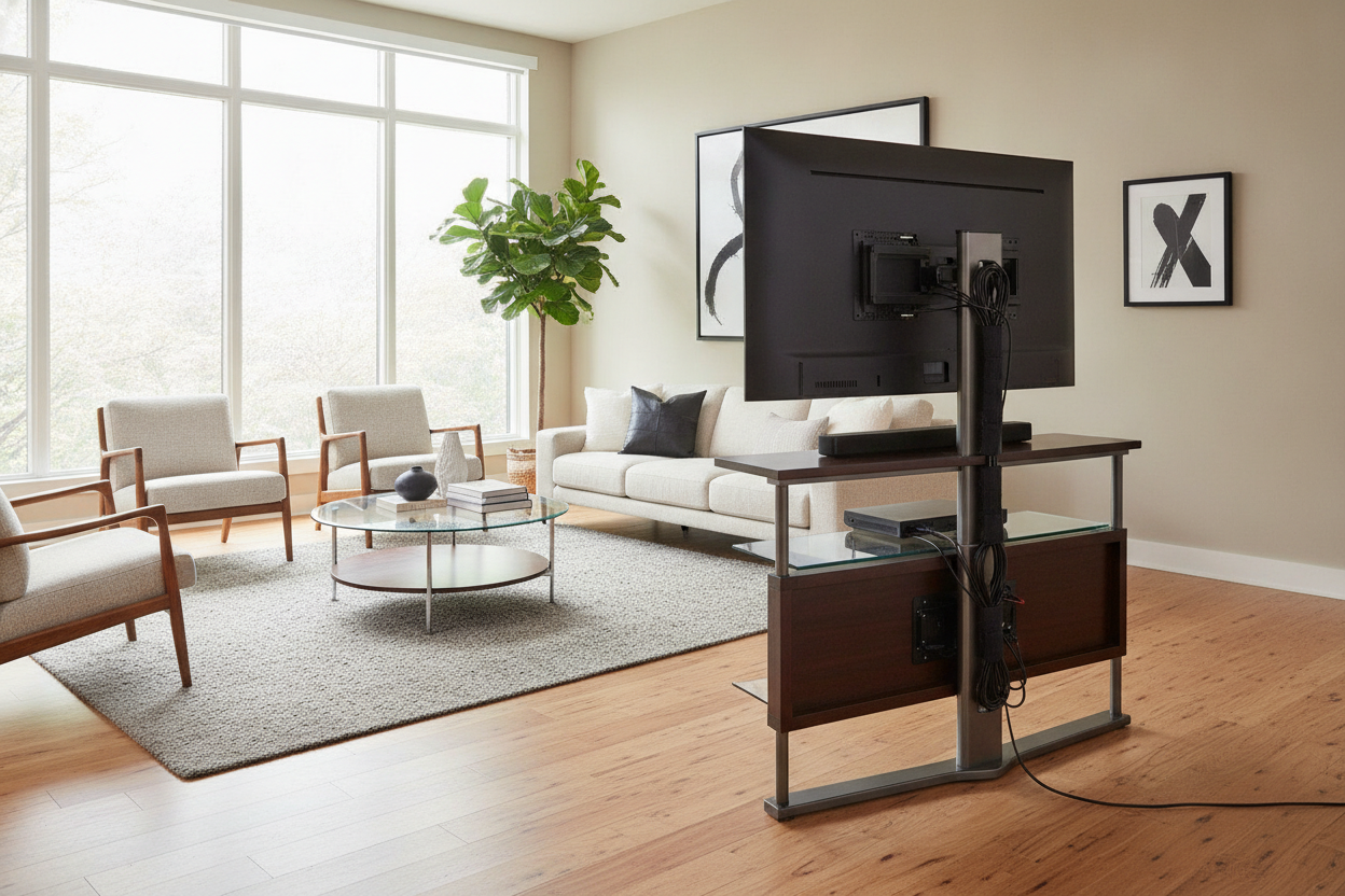 Do the 3-in-1 TV Stands Whalen Makes Actually Hide Cable Spaghetti?