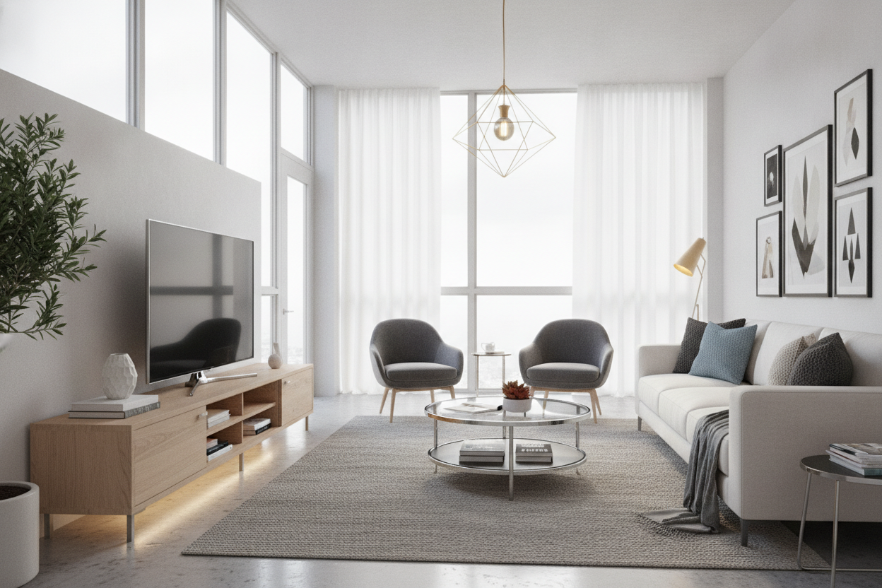Why My Boring Living Room Needed an LED Television Stand