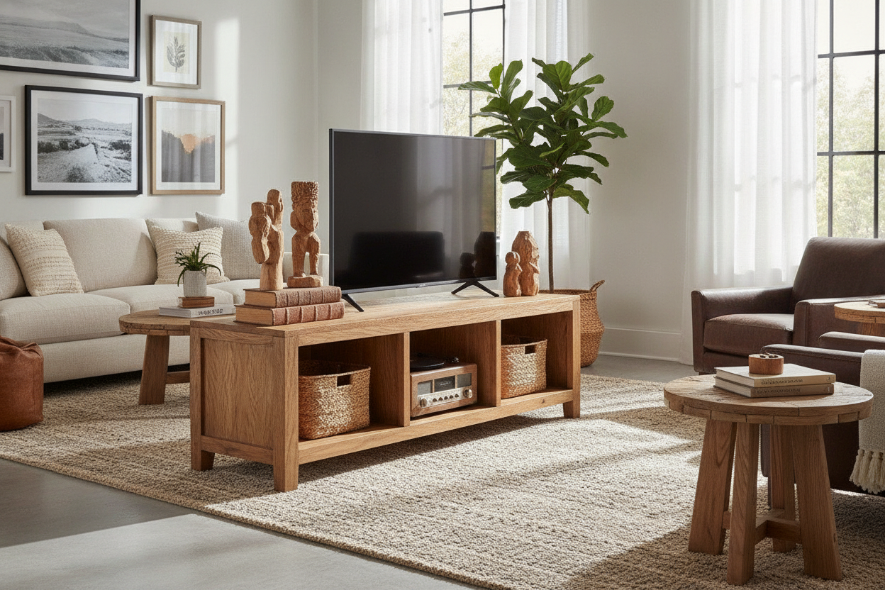 I'm a Wood Snob. Is a Wayfair Wooden TV Stand Actually Good?