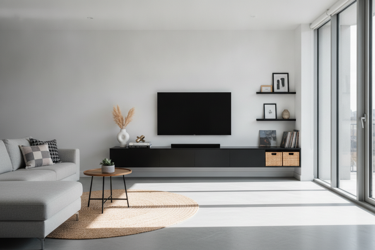 Stop Blocking Your Floor Space: Why You Need a Black Floating TV Stand