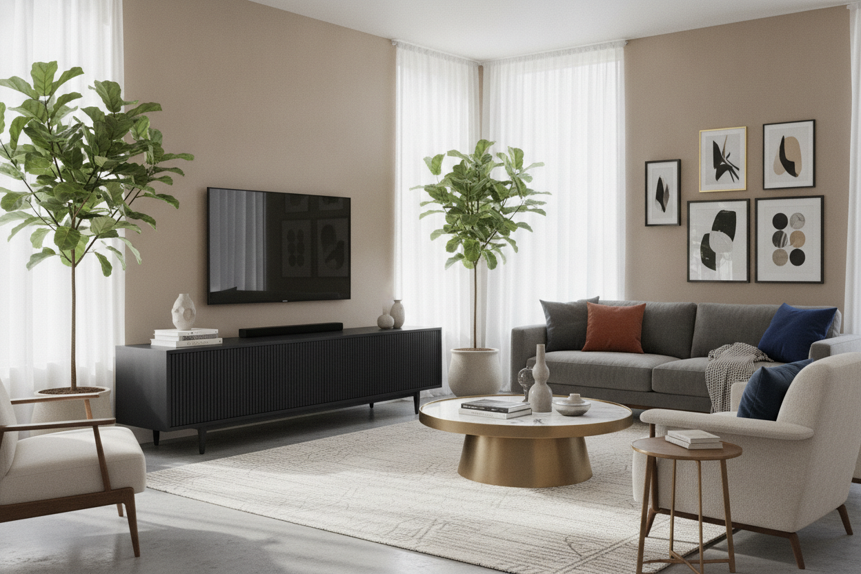 I Searched 40 Pages For an Amazon Black TV Stand That Doesn't Look Cheap