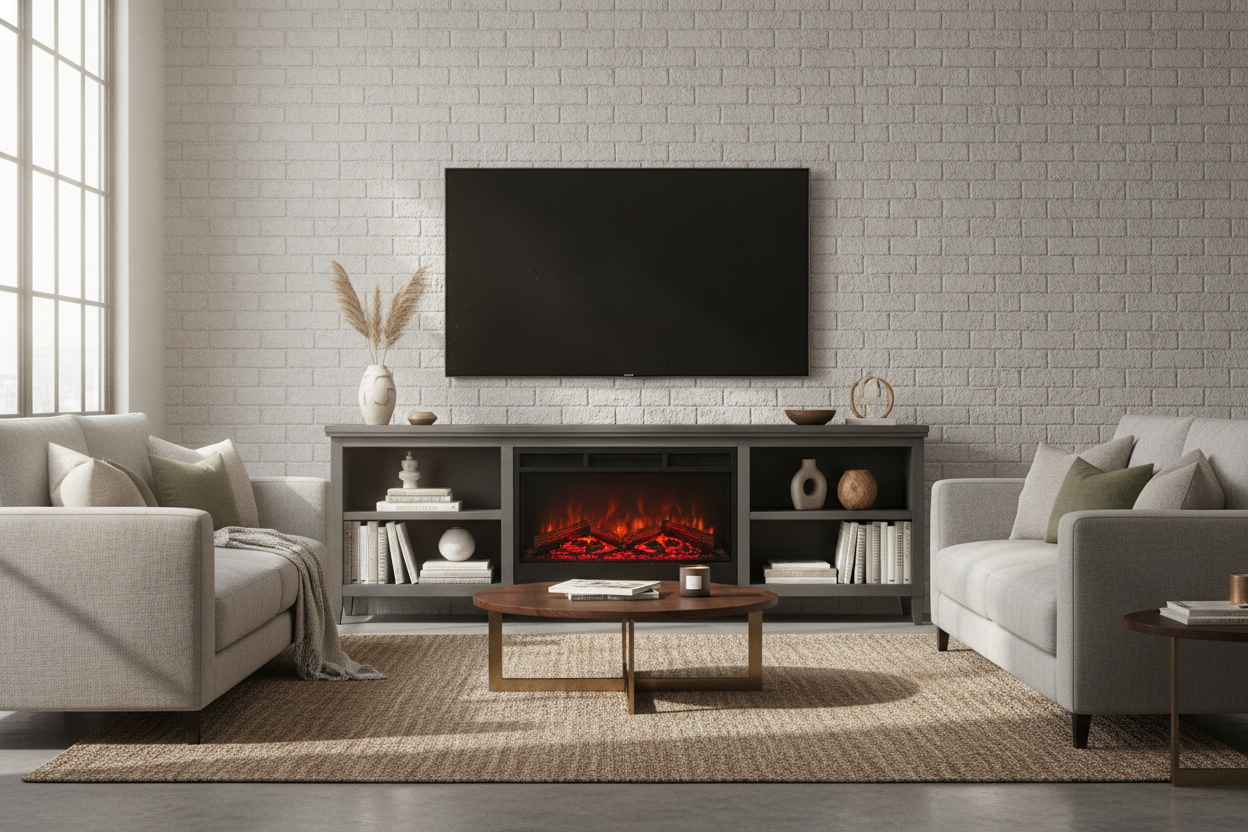 Can You Put a Fireplace Insert for TV Stand in a Regular Console?
