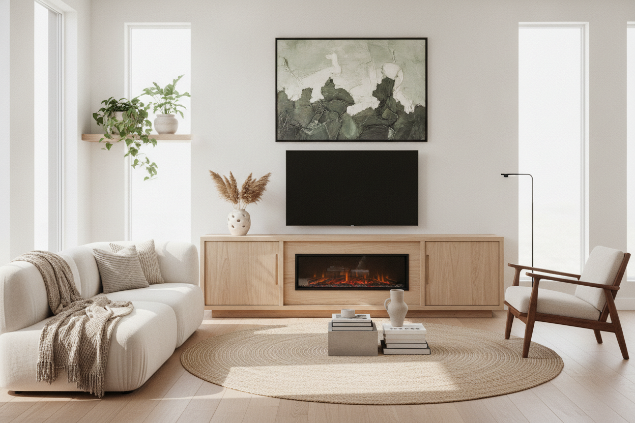 Stop Treating the Pine Fireplace TV Stand Like a Tacky Cabin Cliche