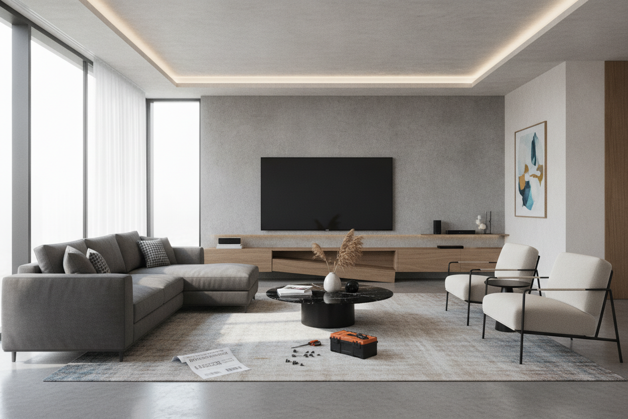 I Blew $3K on a Screen, Then Botched the Samsung 85 Inch TV Stand