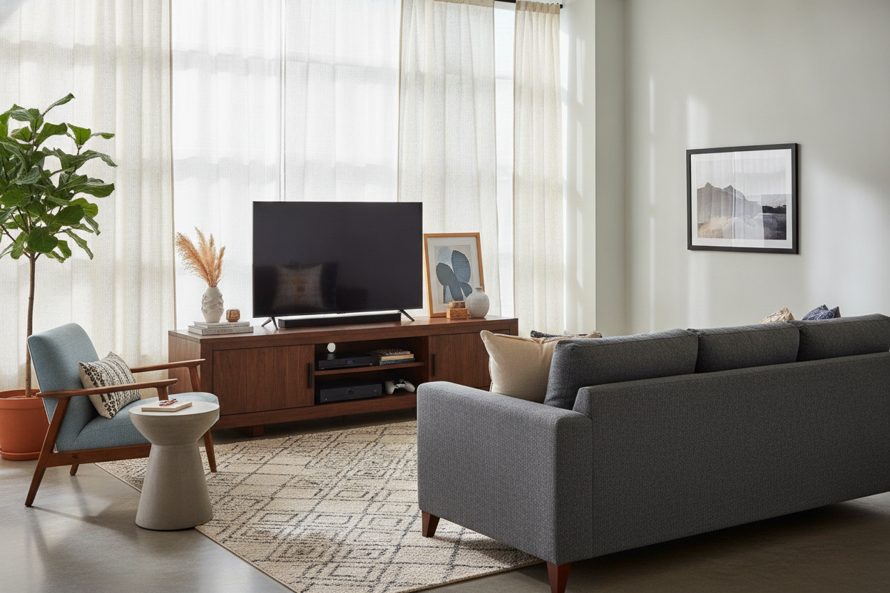 Why I Skipped IKEA for an American Freight TV Stand
