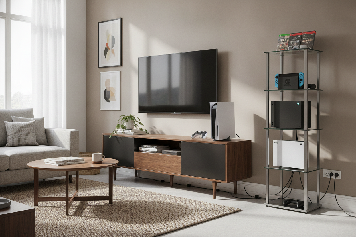 Sideboard vs. Multi Console Stand: Where Should Your PS5 Go?
