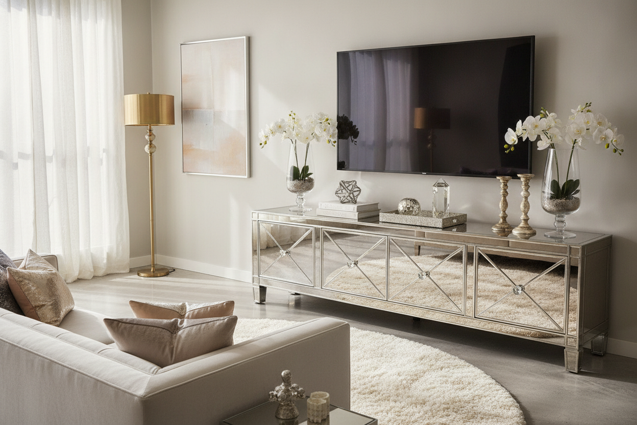 Can You Buy a Glamorous TV Stand Without It Looking Tacky?