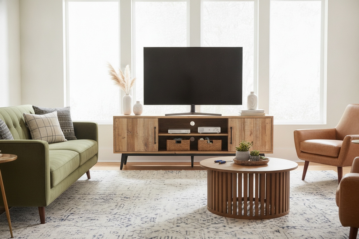 I Was Skeptical of the Wampat TV Stand Until I Built It