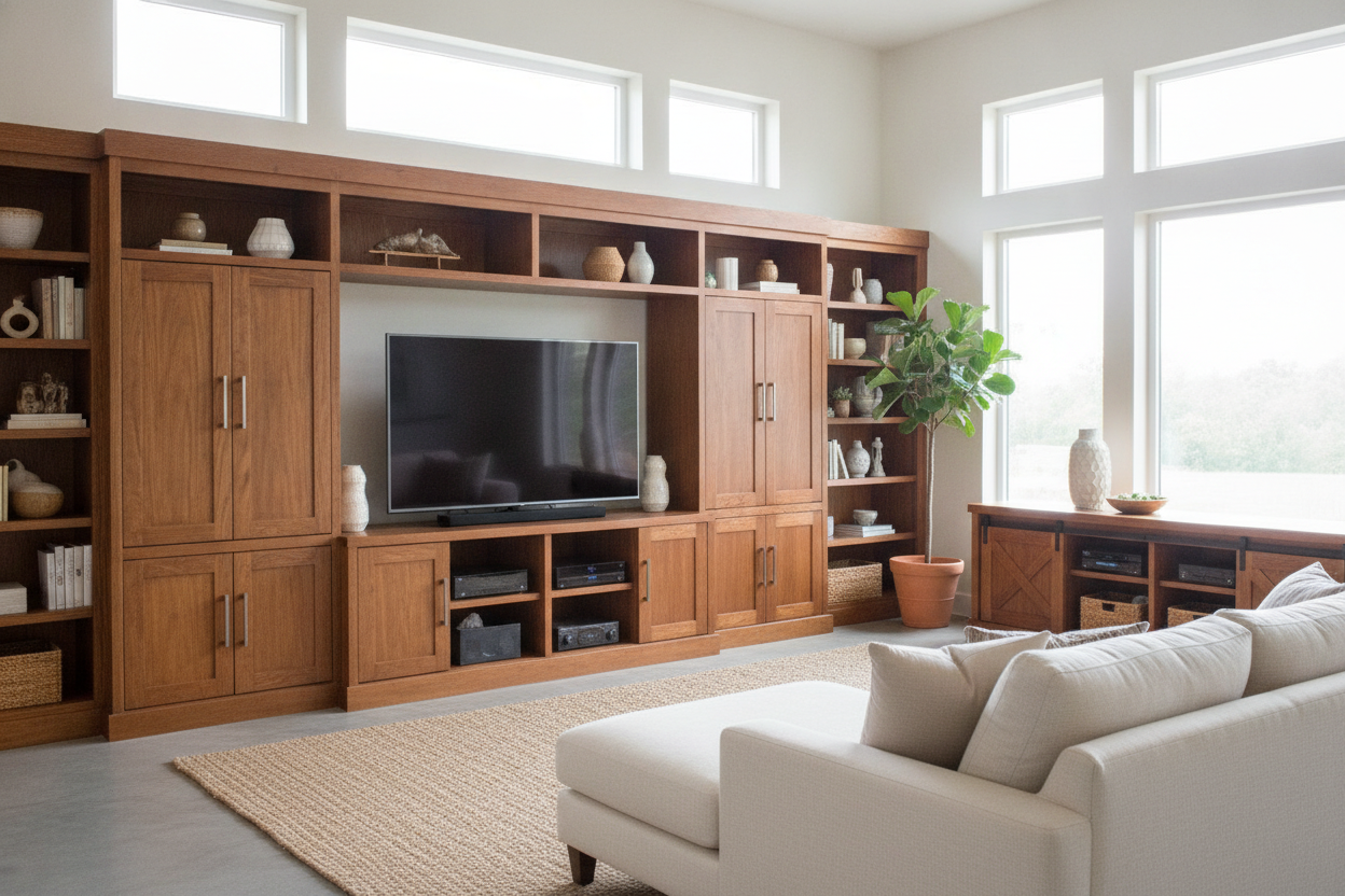 I Ditched Flimsy Particle Board for an Aspen Home Entertainment Center