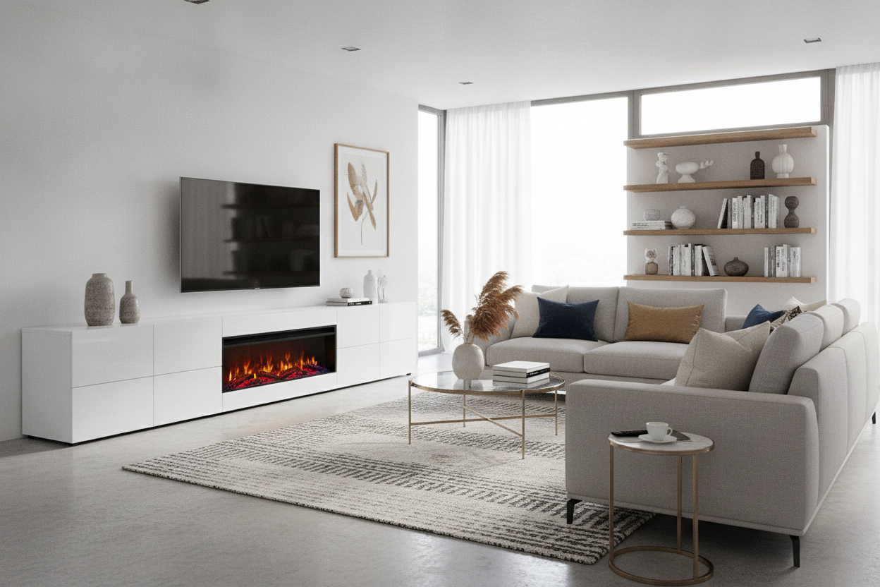 I Hated Fake Fireplaces Until I Bought a Meble Furniture TV Stand