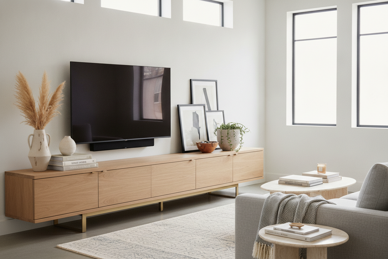 I Used to Hate My TV Stand Display (Until I Tried the 60/40 Rule)