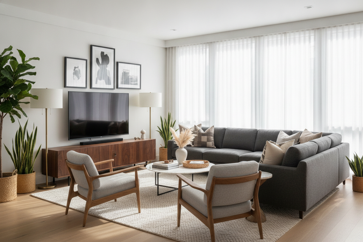 Can Living Room Packages With TV Actually Look High-End?