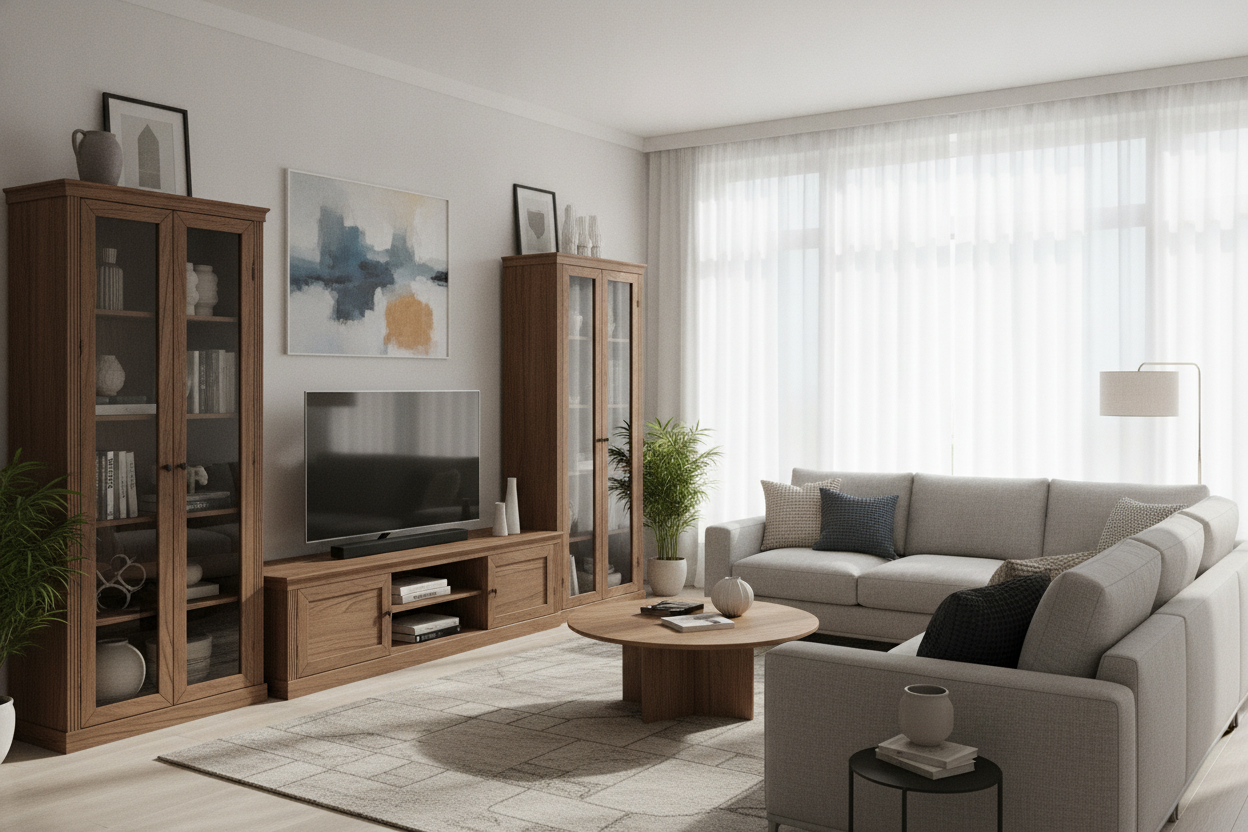 Why I Bought a Matching Living Room Set TV Stand (And Don't Regret It)