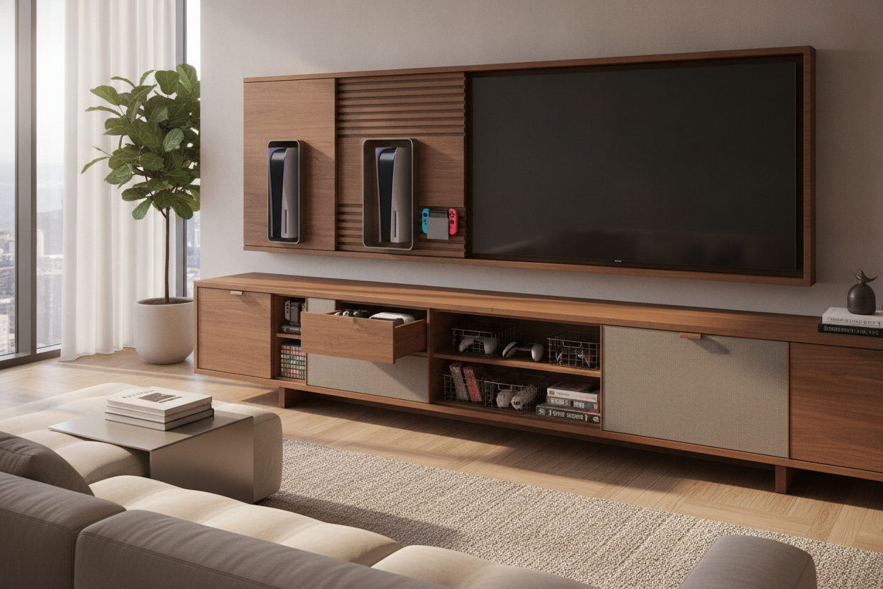 Where Are We Supposed to Hide Giant Game Consoles for TV?