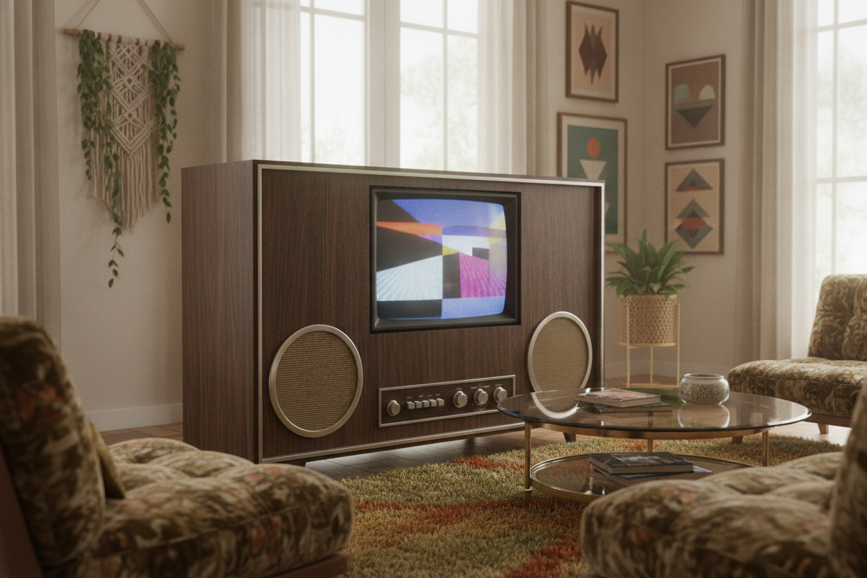 I Miss the 1970s Console Television (So I Faked It)