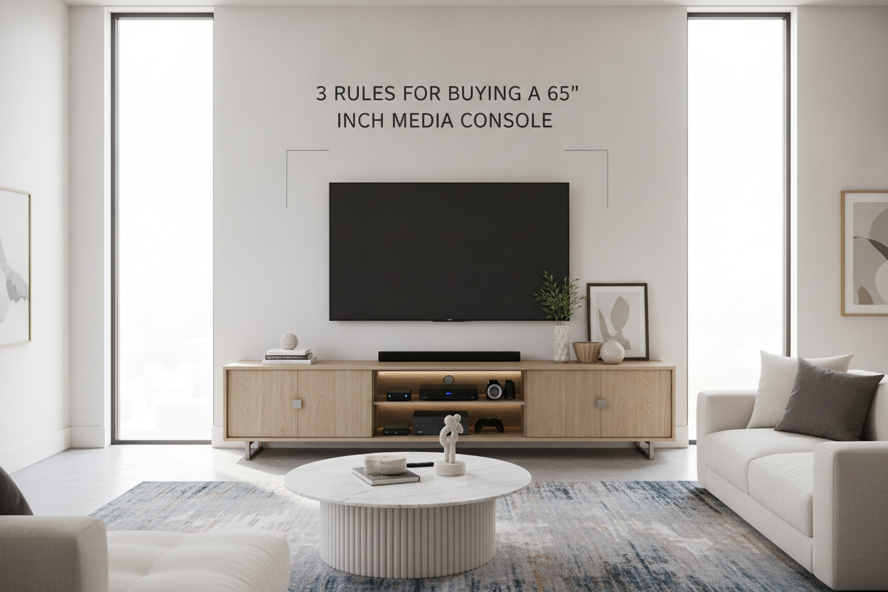 The 3 Rules for Buying a 65 Inch Media Console