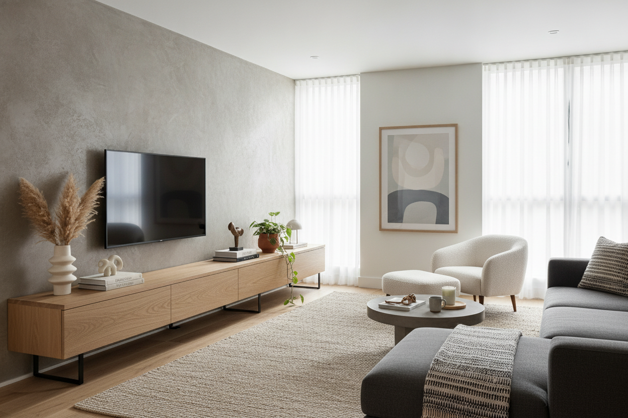 Why I Never Center a 55 TV Entertainment Center on the Wall