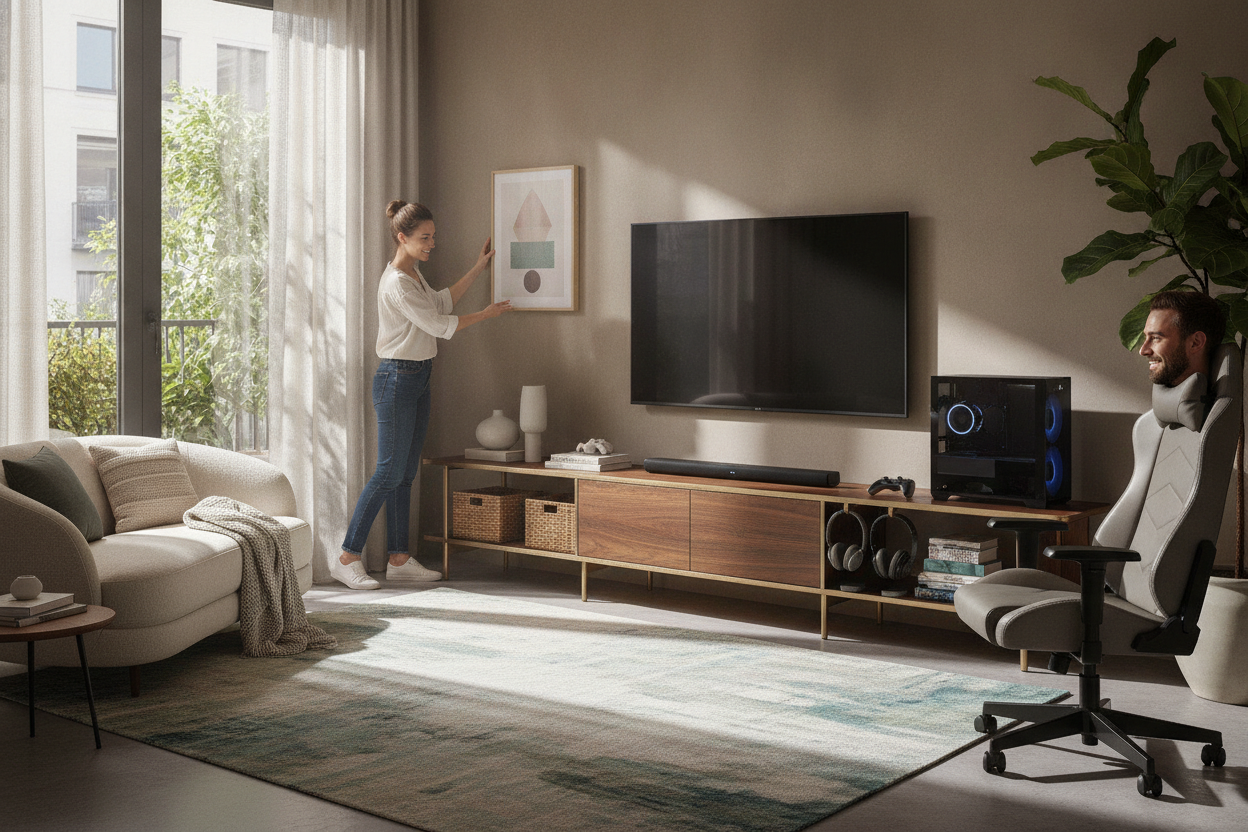 My Partner Wanted a Gaming Setup, I Wanted a Chic Media Console
