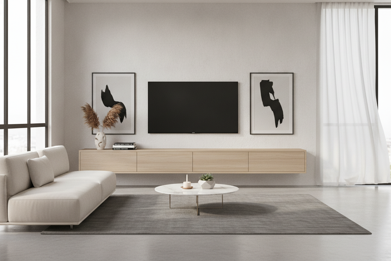 Legs Are Overrated: Get a Floating TV Stand Entertainment Center Instead