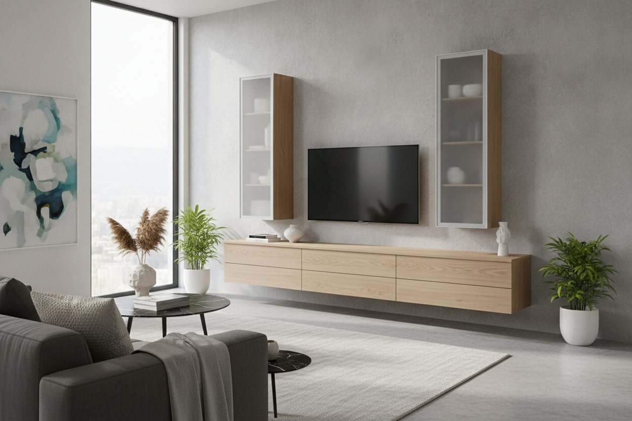 Don't Buy Floating Entertainment Centers Without Drawers