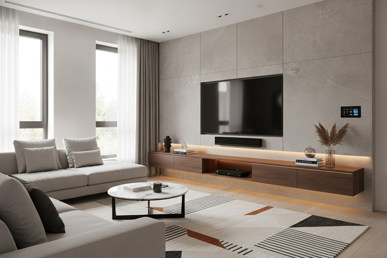 Will a Floating Entertainment Center for 80 Inch TV Look Weird?