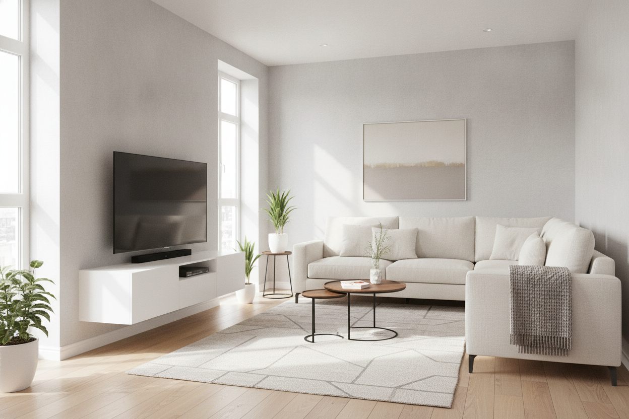 How a 55 Inch Floating TV Stand Fixed My Cramped Apartment