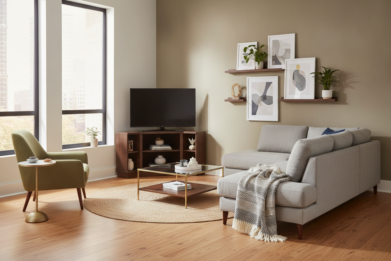 I Solved My Awkward Layout With an Amazon TV Corner Stand