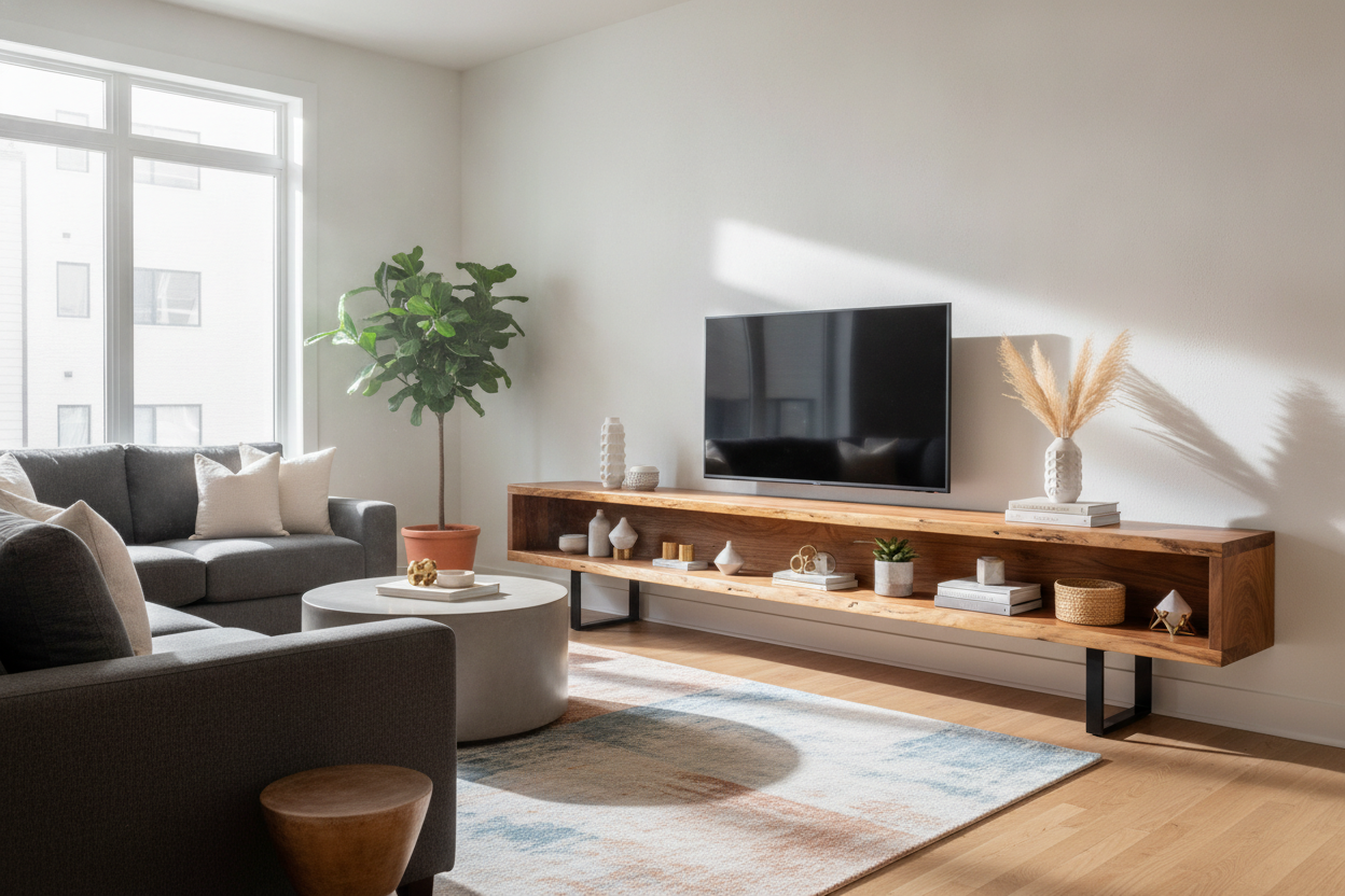 Are Live Edge TV Stands Too Rustic for Normal Homes?