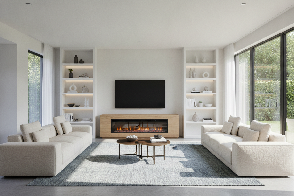 Why a 60 Inch Fireplace TV Stand Is the Ultimate Sweet Spot