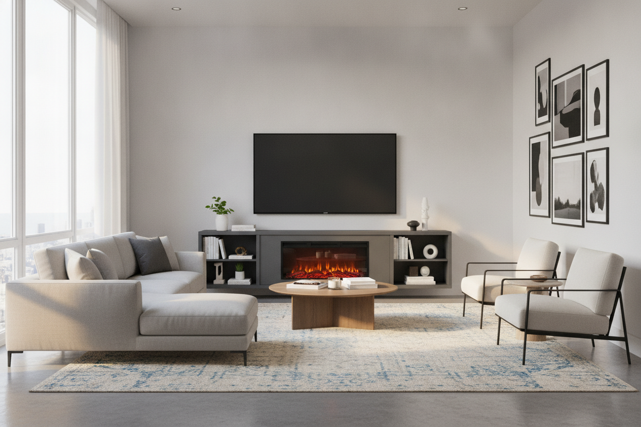 Is a 48 Inch Fireplace TV Stand Too Small for a Real Living Room?