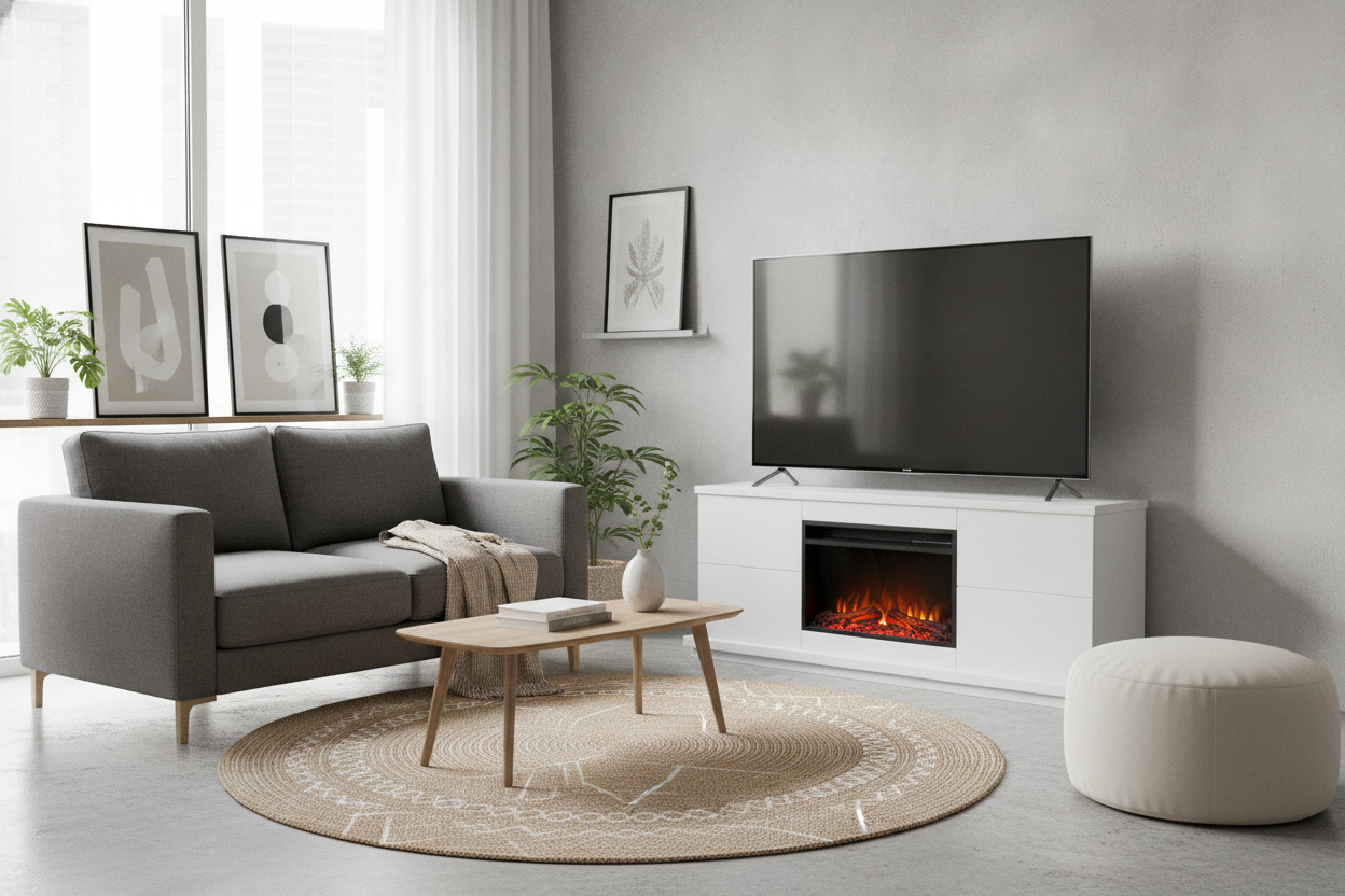 Is a 50 Inch TV Stand With Fireplace Too Bulky for a Small Apartment?