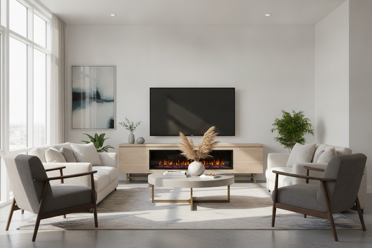 Your Apartment Demands a 52 Inch Fireplace TV Stand (Trust Me)