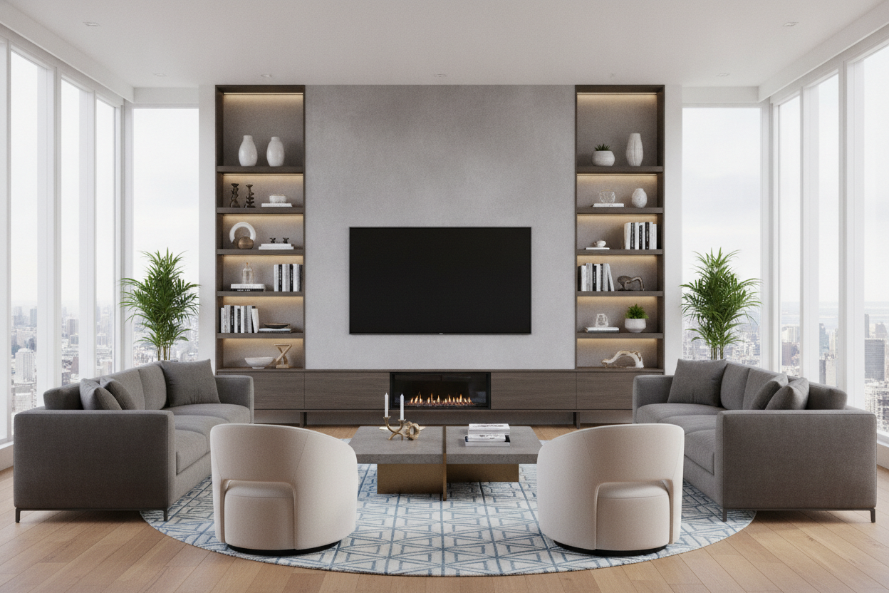Where Do You Even Put 80 Inch TV Stands in an Open Layout?