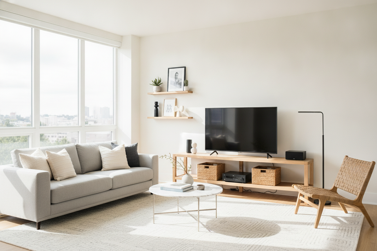 Why I Ditched My Heavy Wall Unit for a Table TV Console