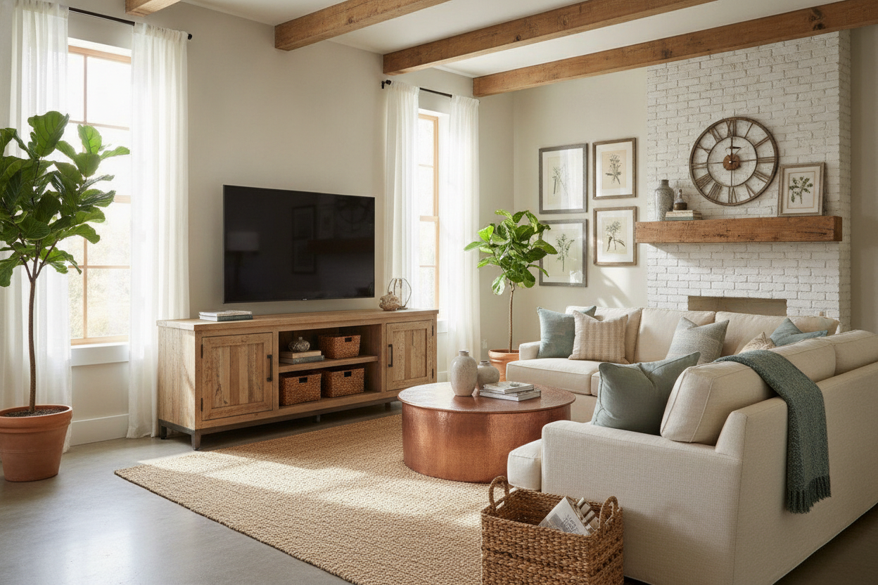 I Finally Found a Rustic Furniture TV Stand That Isn't Hideous