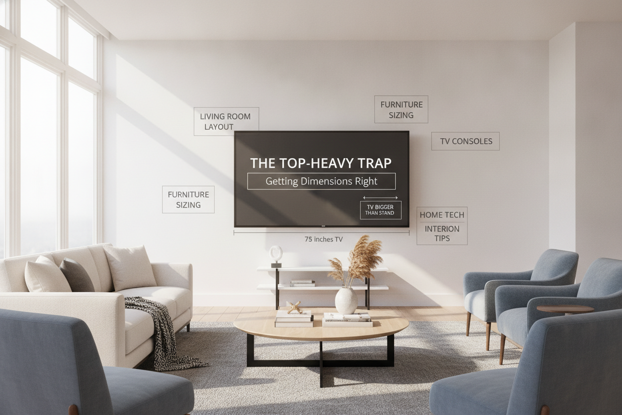 The Top-Heavy Trap: Getting the Dimensions of TV Stand Right
