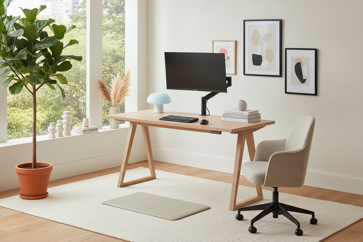 I Tried an Ashley Furniture Standing Desk Because I Hate Office Furniture