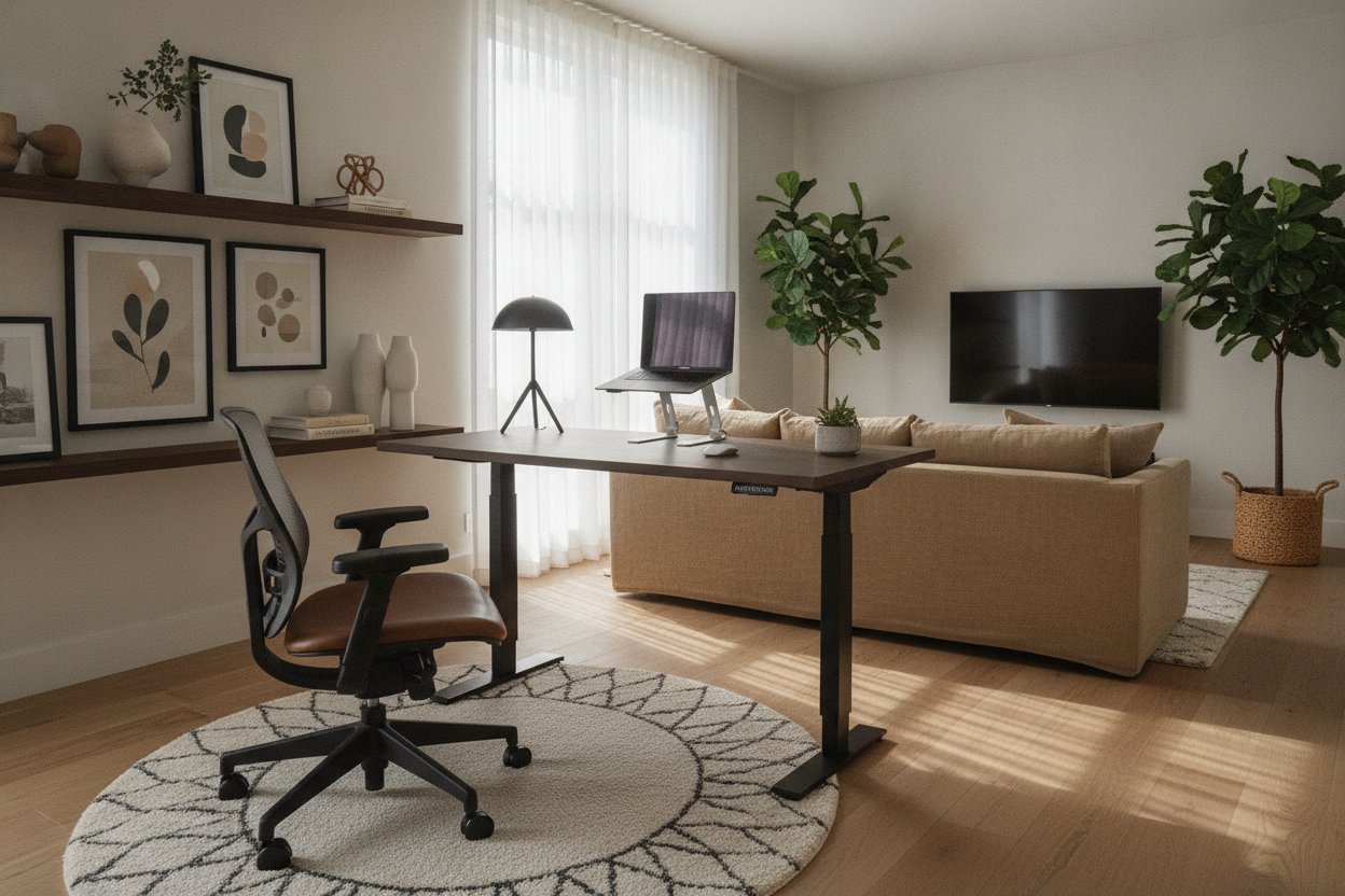 Why I Swapped My Sterile Setup for a Brown Standing Desk
