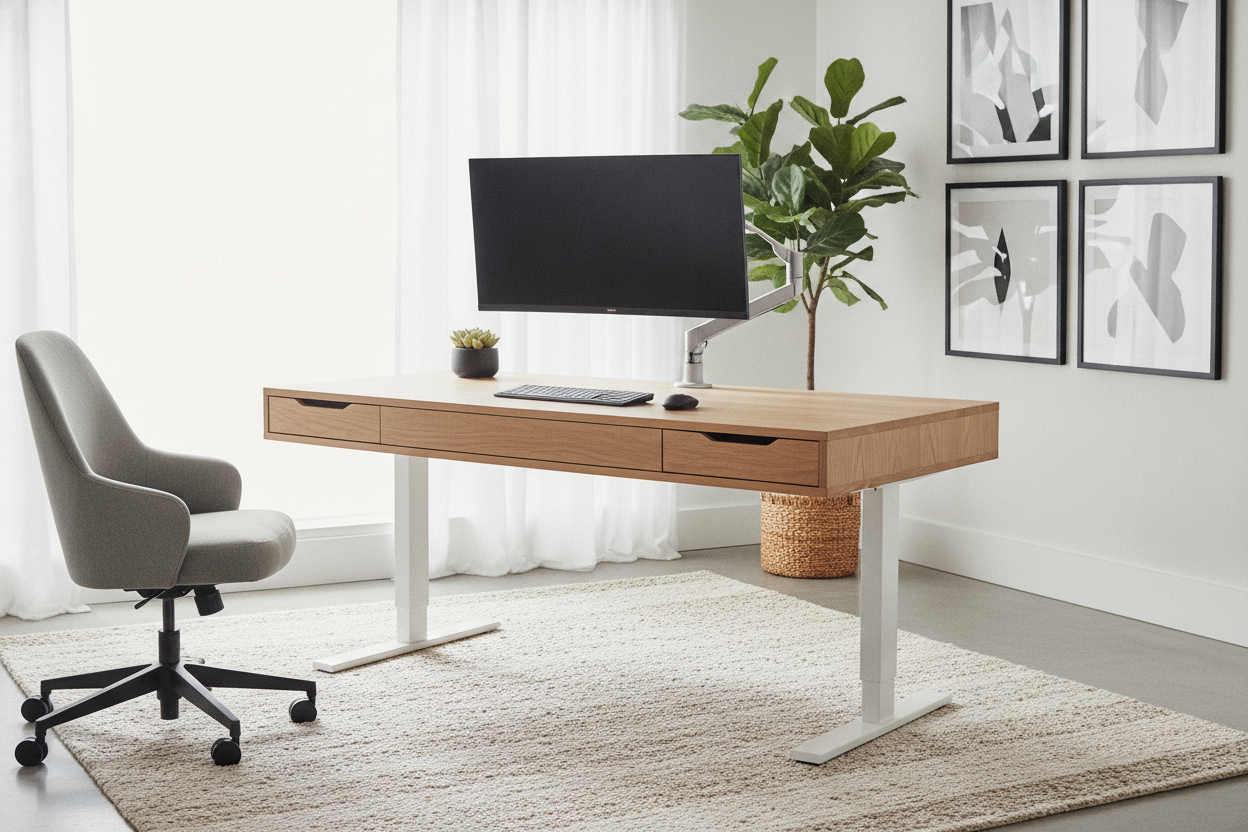 I Need a Standing Desk With Drawer Because I Hate Desk Organizers