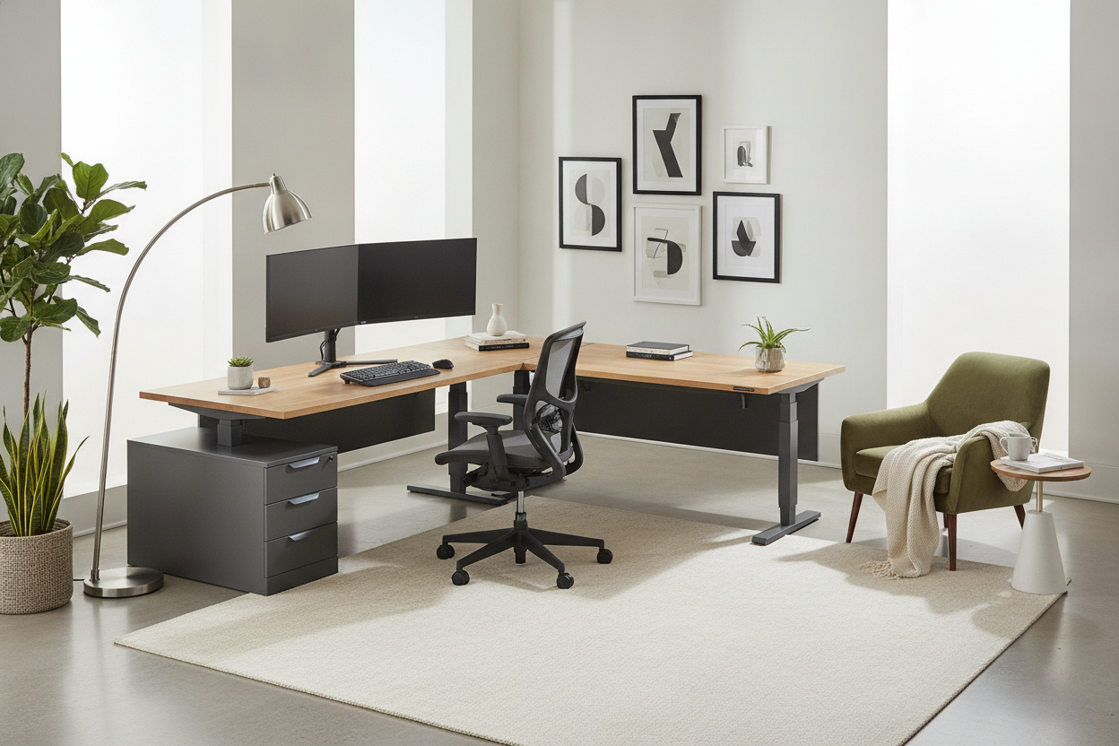 I Dedicated Half My Office to an Autonomous L-Shaped Desk