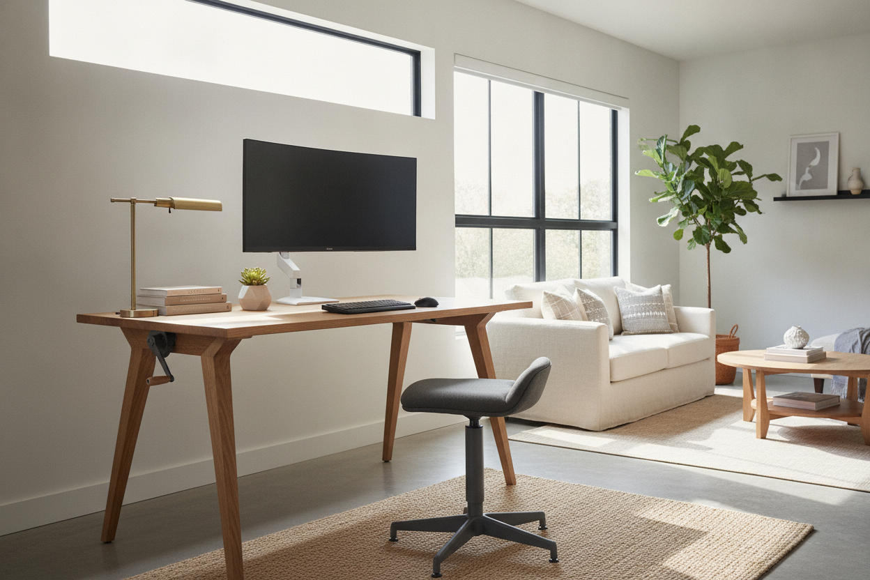 Why a Non Electric Standing Desk Actually Looks Better at Home