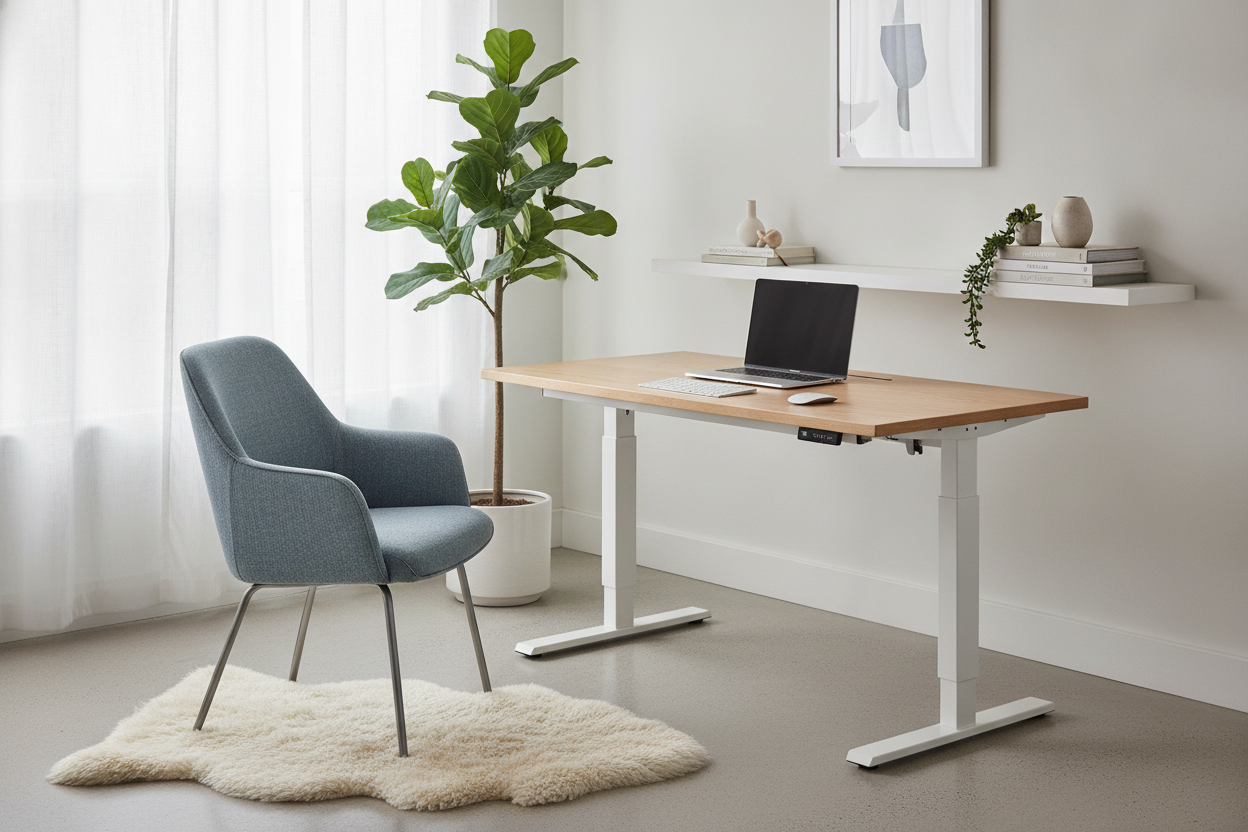 I Put the Mainstays Electric Standing Desk to the Ultimate WFH Test