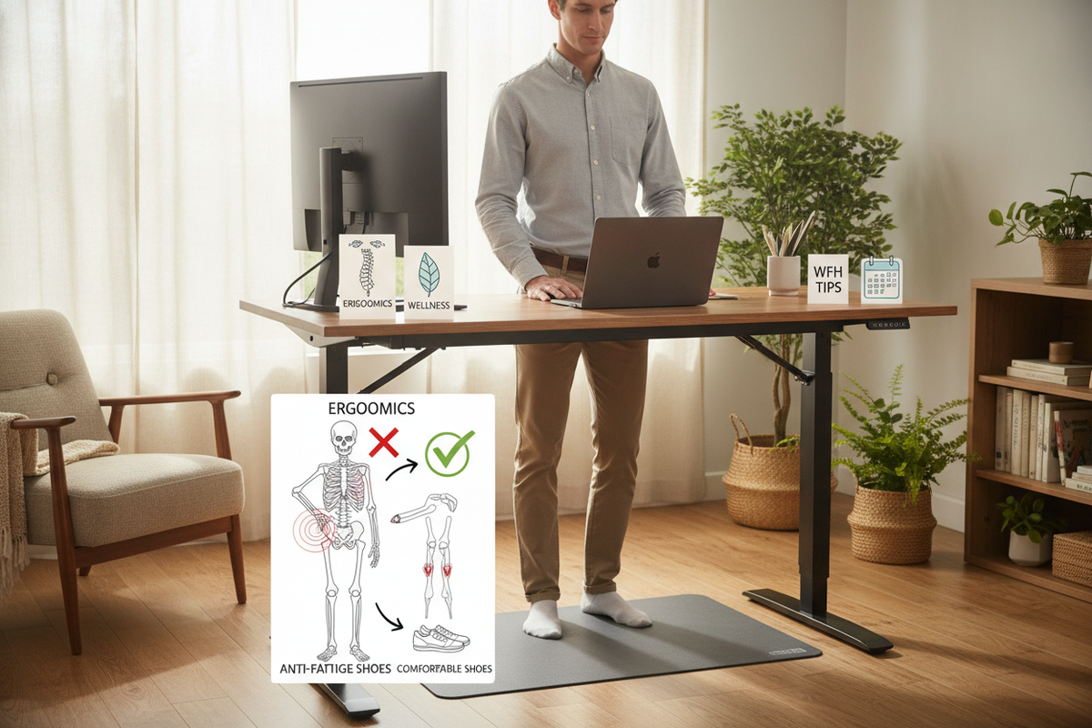 Why It Hurts to Stand at Work Desk Stations (And How to Fix It)