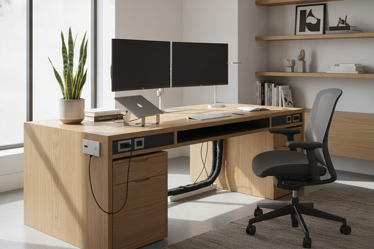 I Paid Extra for In Desk Power Outlets and I'm Never Going Back