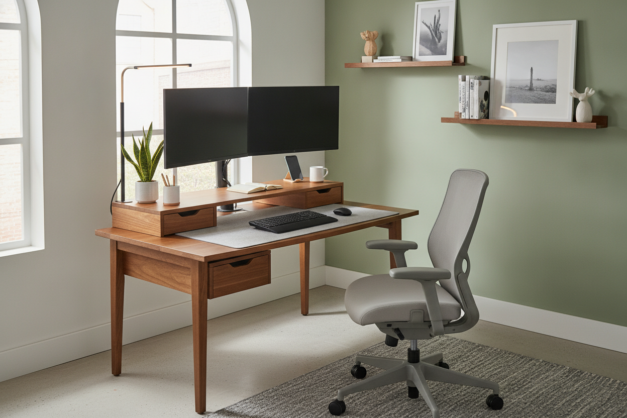 Your Monitor Is Too Low (And Desk Risers Are the Easiest Fix)