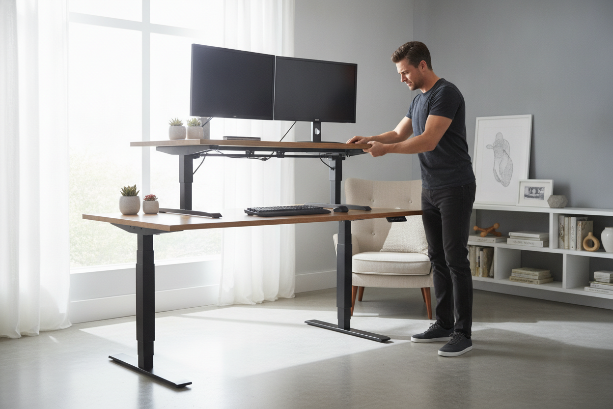Your Standing Desk Riser Is Probably Too Heavy to Lift