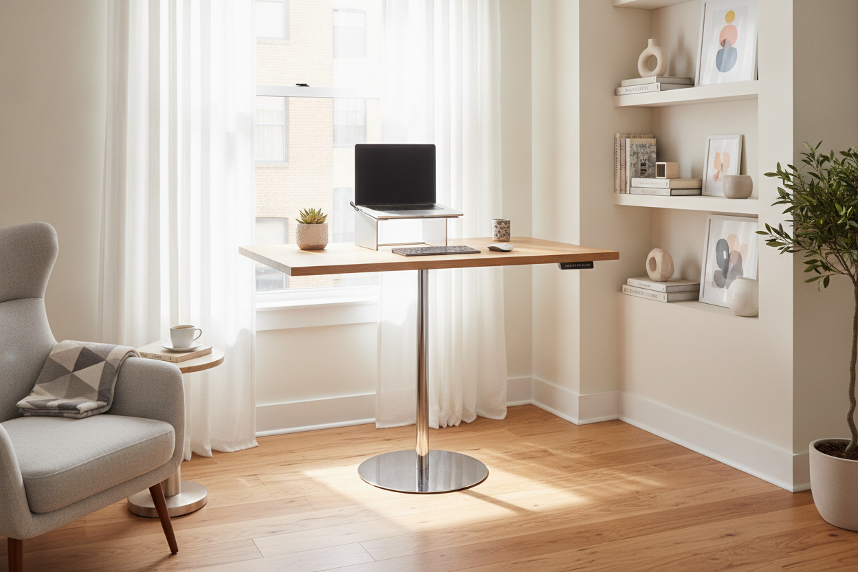 Why My Cramped Apartment Demanded a Desk With One Leg