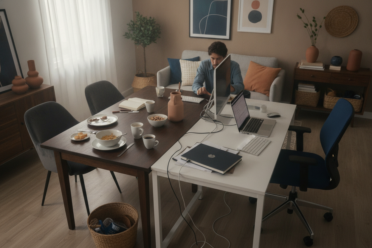 Why Blending Your Tables and Desk Is a Terrible Layout Idea
